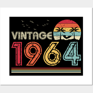 Vintage 1964 Limited Edition 57th Birthday Gift 57 Years Old Posters and Art